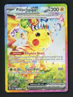 2024 Pokemon SV Surging Sparks SSP EN Pikachu Ex #238/191 Illustration - Image 1