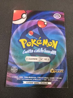 Pokemon Mega Ampharos Mega Evolutions Set Galaxy Holo Peru US Seller - Image 2