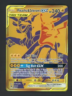 Pokemon TCG Pikachu & Zekrom GX Sun & Moon SM248 Holo Promo - Image 1