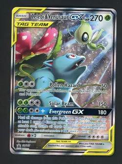 Pokemon TCG Celebi & Venusaur GX TAG TEAM Promo Holo SM167 - Image 1