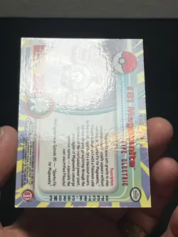 2000 Topps Chrome Pokemon Magnemite SPECTRA CHROME #81 Series 2 - Image 4