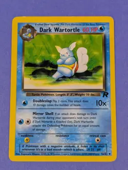 Dark Wartortle - 46/82 - Uncommon Team Rocket Unlimited - Pokemon Card - NM - Image 1