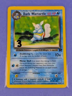 Dark Wartortle - 46/82 - Uncommon Team Rocket Unlimited - Pokemon Card - NM - Image 3