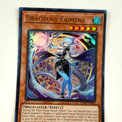Yugioh! Dracotail Faimena JUSH-EN002 Justice Hunters 1st Ed English NM Free Ship - Image 3