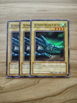 Yu-Gi-Oh! - The Dragon Dwelling In The Cave 3X - Full Playset - Image 1