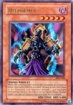 Moderately Played, English Yu Gi Oh Helpoemer - PGD-058 - Ultra Rare - Unlimited - Image 1