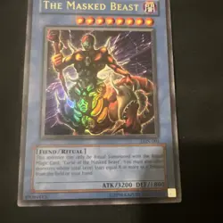 Yugioh The Masked Beast LON-001 Unlimited Ultra Rare - Image 2