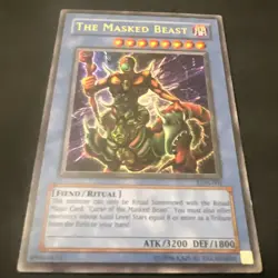 Yugioh The Masked Beast LON-001 Unlimited Ultra Rare - Image 3