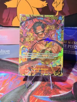 One Piece TCG OP09-118 Gol D Roger SEC Emperors in the New World Near Mint - Image 1