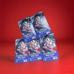 In Hand-5x English One Piece TCG: The Azure Seas Seven Booster PACK OP14 - Image 1