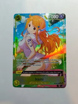 🏴‍☠One Piece Is Real Egghead Nami ST29-008 Alt Art Foil Last Nami!!🏴‍☠ - Image 1