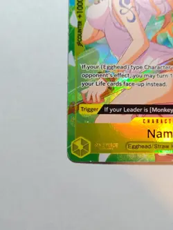 🏴‍☠One Piece Is Real Egghead Nami ST29-008 Alt Art Foil Last Nami!!🏴‍☠ - Image 5