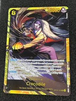 One Piece TCG English OP14-120 Crocodile SEC Foil - Image 1