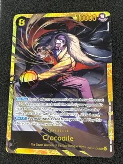 One Piece TCG English OP14-120 Crocodile SEC Foil - Image 2