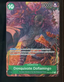 One Piece OP04-031 Kingdoms of Intrigue Alternate Art Donquixote Doflamingo - Image 1