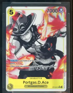 One Piece ST13-011 Ultra Deck Three Brothers' Bond Alternate Art Portgas.D.Ace - Image 1