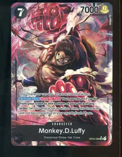 One Piece OP04-090 Kingdoms of Intrigue Alternate Art Monkey.D.Luffy - Image 1