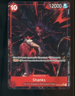 One Piece OP09-004 Emperors in the New World Alternate Art Shanks - Image 1