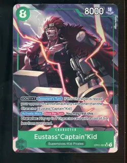 One Piece OP01-051 Romance Dawn Alternate Art Eustass Captain Kid - Image 1