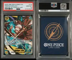 2025 ONE PIECE PREMIUM BOOSTER SPECIAL ALTERNATE ART #119 TRAFALGAR LAW PSA 10 - Image 1
