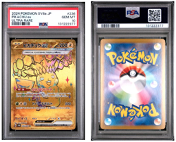 2024 POKEMON JAPANESE SV8A-TERASTAL FEST EX ULTRA RARE #236 PIKACHU EX PSA 10 - Image 3