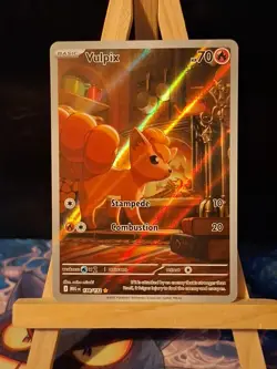 Vulpix 138/132 - Pokemon Mega Evolution Illustration Rare IR Full Art Holo NM - Image 1
