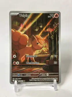 Vulpix 138/132 - Pokemon Mega Evolution Illustration Rare IR Full Art Holo NM - Image 1
