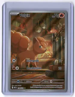 Vulpix - 138/132 Illustration Rare Holo NM Pokemon ME01: Mega Evolution - Image 1