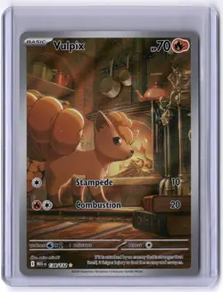 Vulpix - 138/132 Illustration Rare Holo NM Pokemon ME01: Mega Evolution - Image 1
