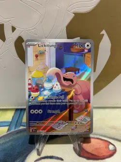 Lickitung - 180/162 - Pokemon Temporal Forces Illustration Rare Card NM - Image 1