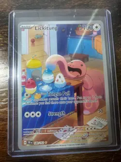 Pokemon Card - Lickitung 180/162 Illustration Rare - Temporal Forces - NM {206} - Image 1