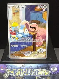 Pokemon Card Lickitung 180/162 Temporal Forces Illustration Rare NM - Image 1
