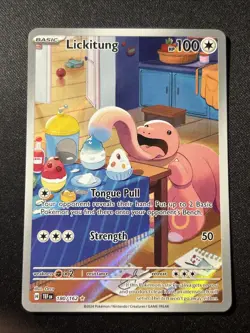 Lickitung 180/162 SV05: Temporal Forces ILLUSTRATION RARE Pokemon Card - NM - Image 1