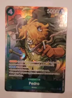 Pedro OP08-030 Parallel Alt Art Two Legends ONE PIECE Card TCG Near Mint English - Image 1
