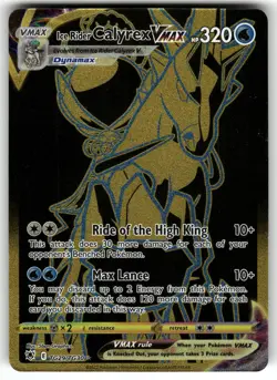 Ice Rider Calyrex VMAX (Secret) 202/198 SWSH06: Chilling Reign NM Pokemon Card - Image 1