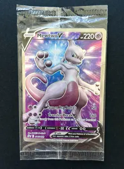 SEALED Mewtwo V SWSH229 Sword & Shield Black Star Promo Pokemon Card - Image 1