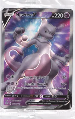 Mewtwo V - SWSH229 Sealed Promo SWSH: Sword & Shield Promo Cards Pokemon TCG - Image 1