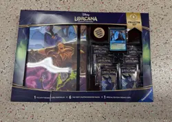 Disney Lorcana Collector Set Box with 6 Booster Packs & The Queen Promo Card - Image 1