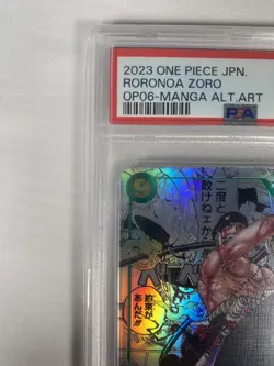 PSA 10 Roronoa Zoro OP06-118 SEC Comic Parallel Manga ONE PIECE Card Giapponese - Image 2