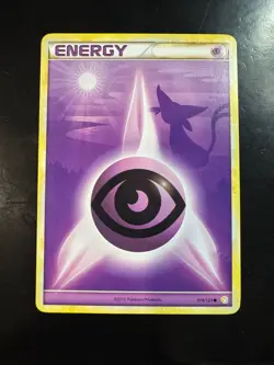 Psychic Energy 119/123 HGSS Non Holo TCG Pokemon Card NM - Image 1