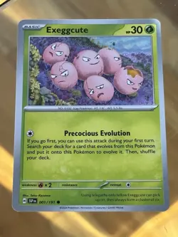 Exeggcute - 001/191 - Common - Lightly Played Pokemon Card - Image 1
