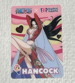 PREORDER Boa Hancock Japanese One Piece x Baskin Robins Clear Promo Card - Image 1