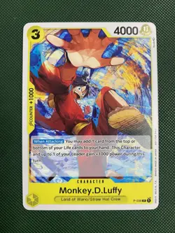 Monkey D Luffy P-036 Promo (Pre Release Tournament) One Piece TCG Card - Image 1