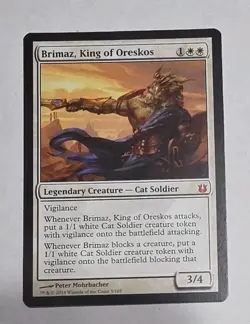 Brimaz, King of Oreskos - Born of Gods (Magic The Gathering Card) LP - Image 1