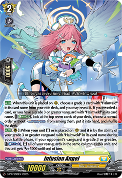 Cardfight Vanguard D Promo Cards: Infusion Angel (D-PR/996EN) NM - Image 1