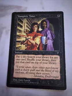 Vampiric Tutor Visions Regular Card MP - Image 1