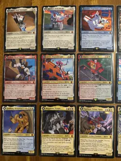 Mtg Transformers BOT Complete Set Regular 15 cards Universes Beyond set NM - Image 2