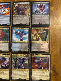 Mtg Transformers BOT Complete Set Regular 15 cards Universes Beyond set NM - Image 3
