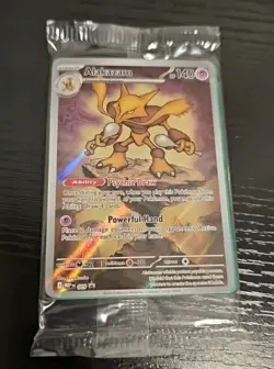 Alakazam Mega Evolutions Sealed Black Star Promo Card # 009 Pokemon - Image 1