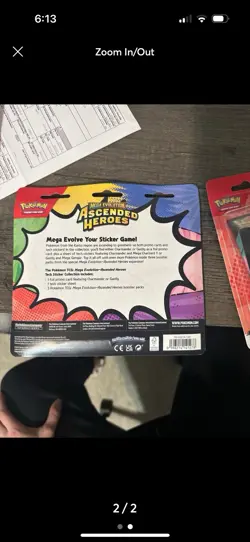 pokemon ascended heroes 3 X booster bundle presale W/ Charmeleon Promo Card - Image 2
